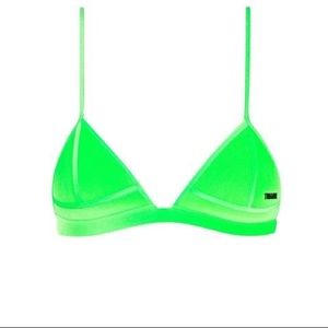 Triangl Neon Green Bikini Set